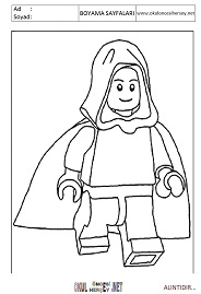 lego-starwars boyama sayfaları